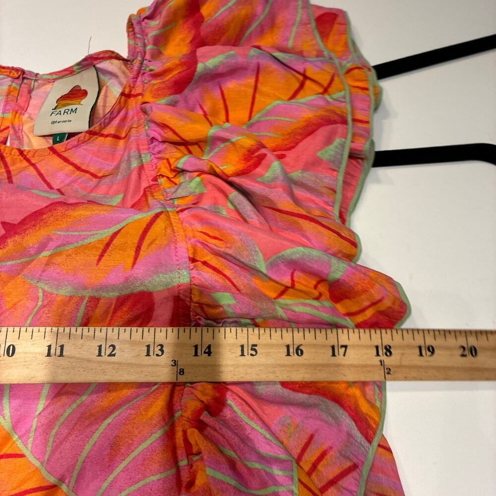 FARM Rio Pink Printed Ruffle Harem Pant Set - Picture 14 of 16